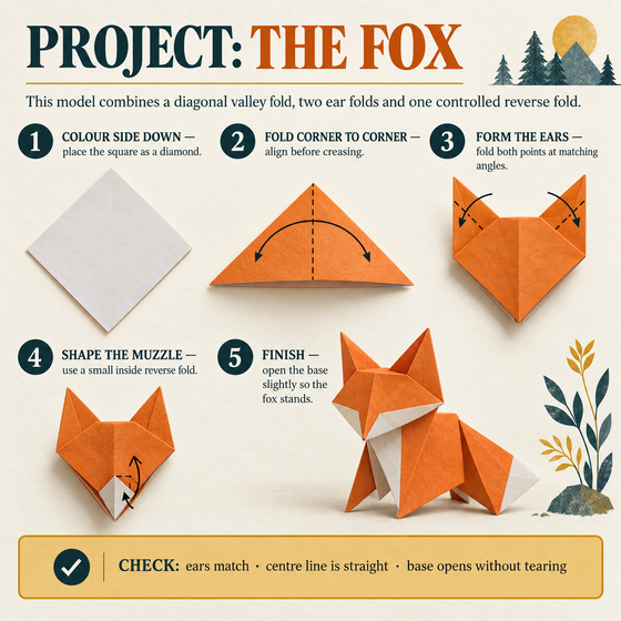 A sample page from Animals in Paper.